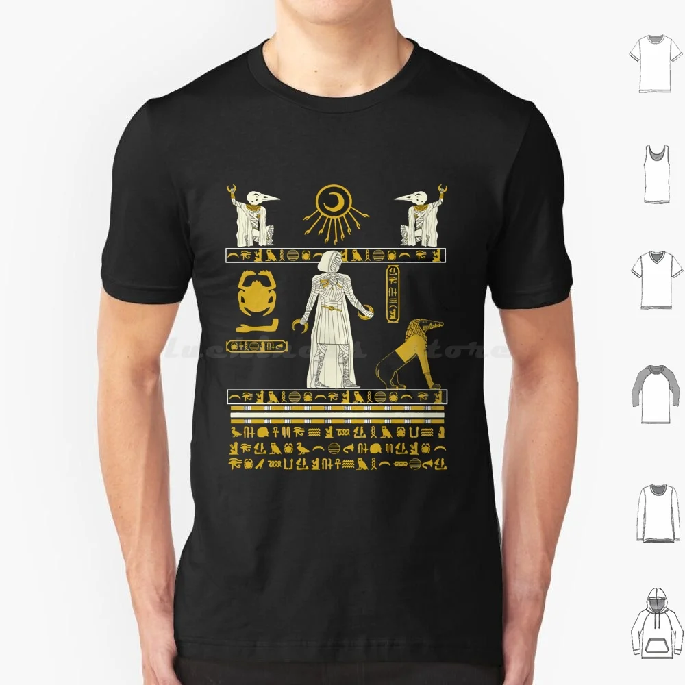 Tomb Of The Moon God T Shirt 6xl Cotton Cool Tee Amazing No Way Home Comic Hero Moon Knight Egypt Mummy Gods The Mummy