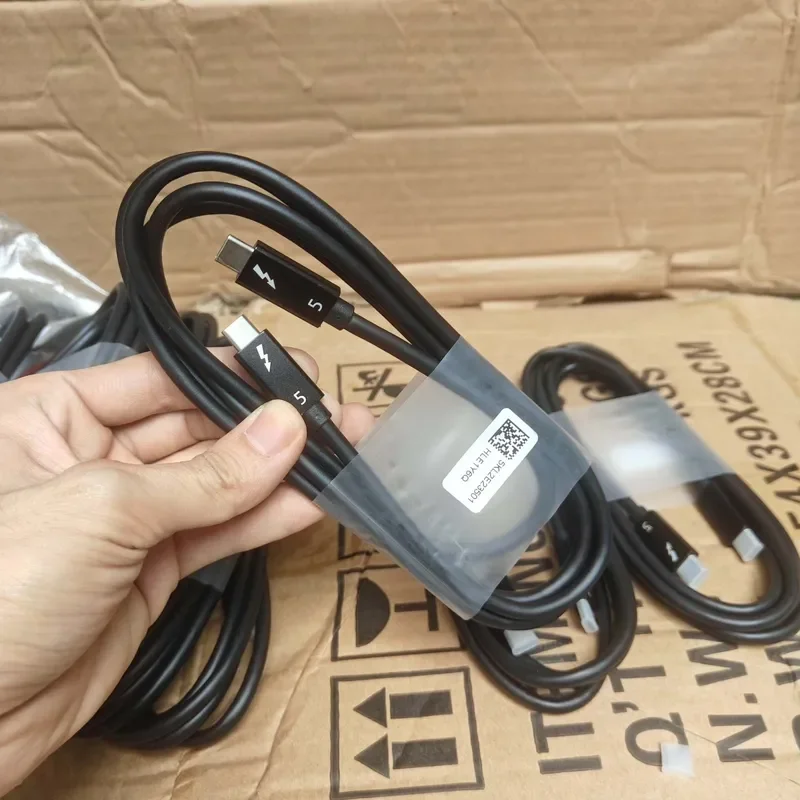 for DELL Thunderbolt 5 USB4 Full Featured Dual Type C Data Cable 240W Fast Charging High Speed Video Transmission Cord