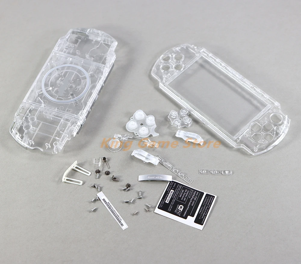 1 مجموعة/وحدة غطاء غلاف كامل مع مجموعة أزرار لوحدة التحكم في الألعاب PSP3000 PSP 3000