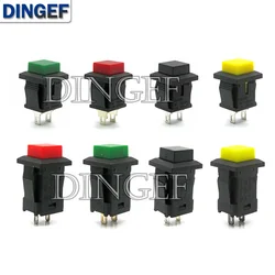 5PCS DS-430 DS-429A DS-429B NO Reset Switch Square Momentary Switch NC DS-429A 3A/125VAC Self-locking Push Button Switch
