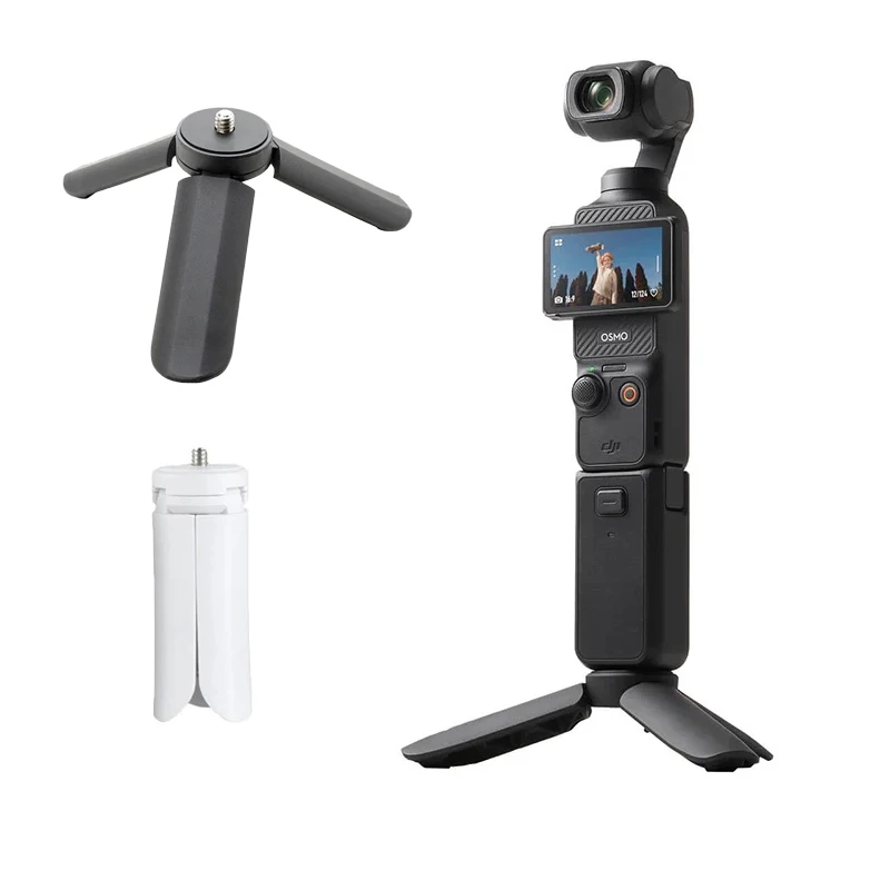 Mini Tripod Sports Gimbal Stand Holder For DJI OSMO Pocket 3 Pocket 2 Gimbal/ DJI Action 4 3 /Gopro Camera  Accessories