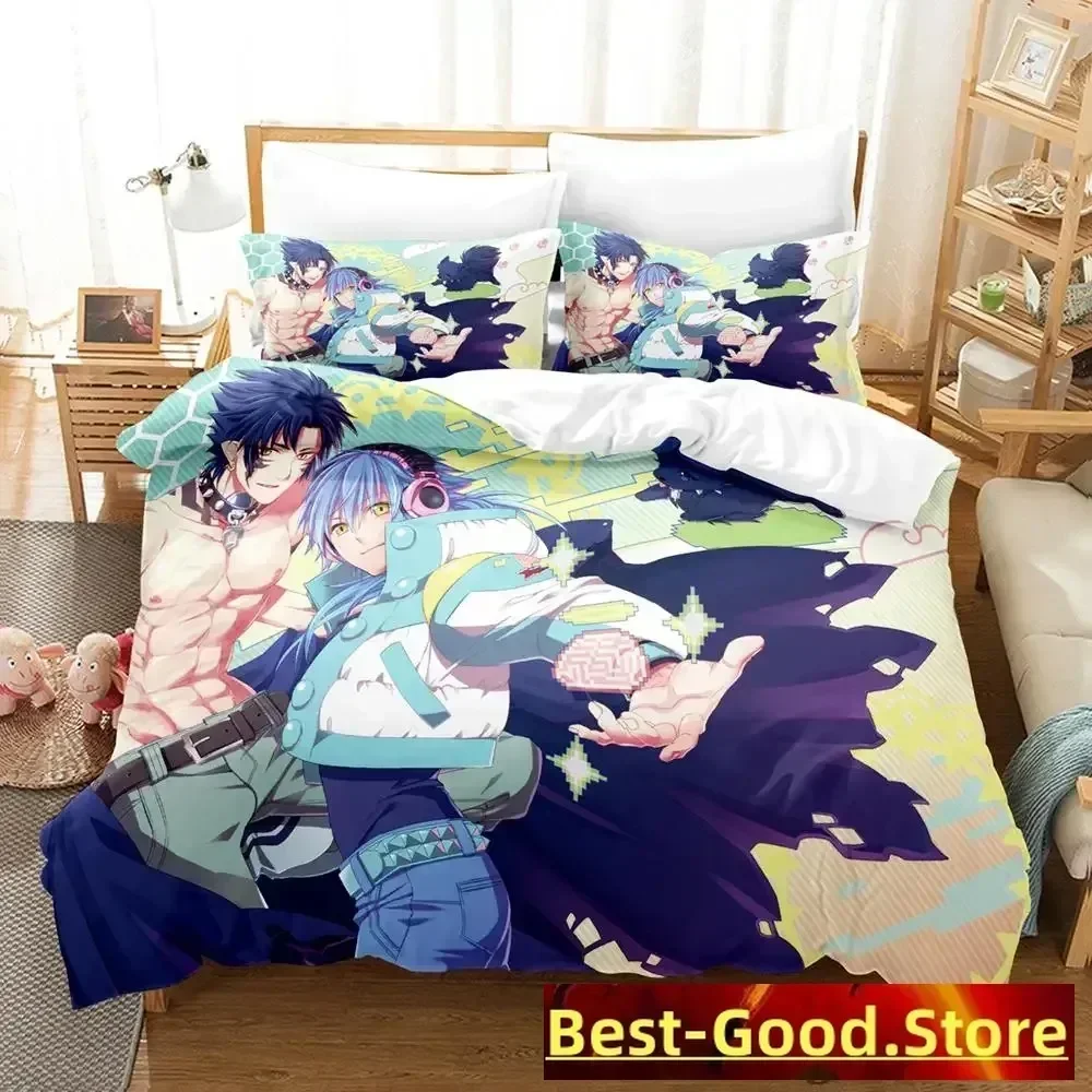 2023 DRAMAtical Murder Printed Bed Set Duvet Cover Pillowcase Bedding Set Linen Sheet Quilt Cover Full Queen King Size Anime Bed