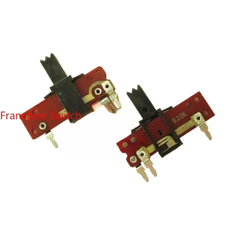 

50 шт. потенциометров B20K, общая длина 30 мм, высота штока 10 мм, 20K, линейный, вертикальный, прямой, ползунковый, фейдер