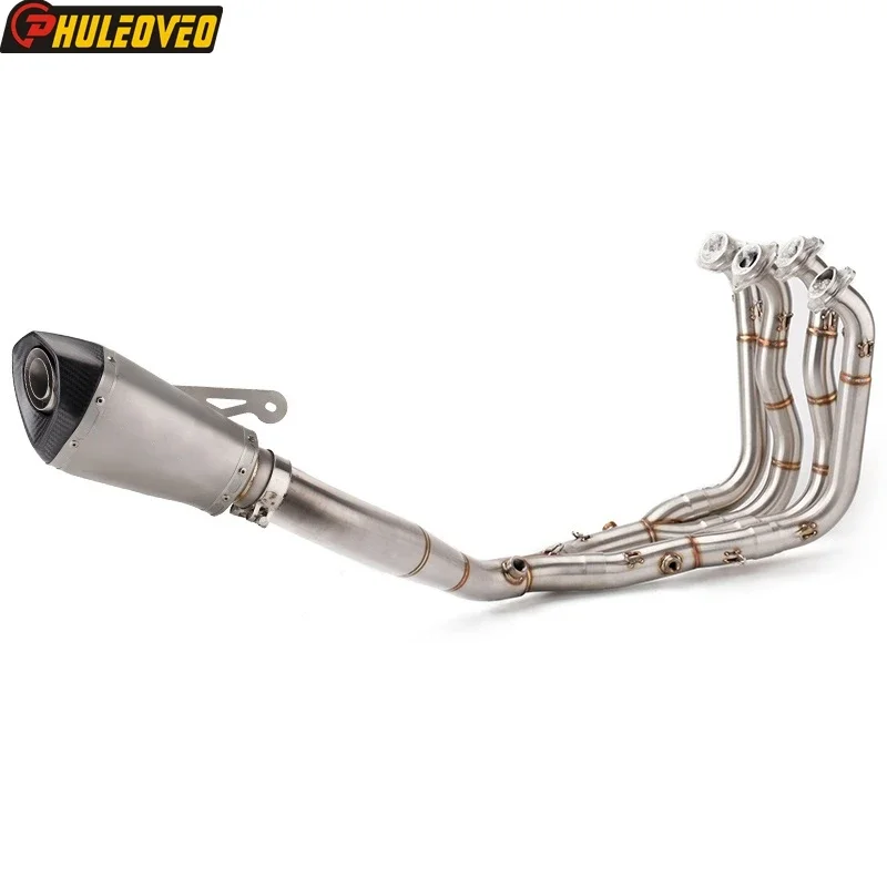 ل BMW S1000RR 2015-2016 دراجة نارية نظام العادم رأس مشعب الأنابيب الأمامية ربط ID: 61 مللي متر العادم الهروب موتو الخمار N