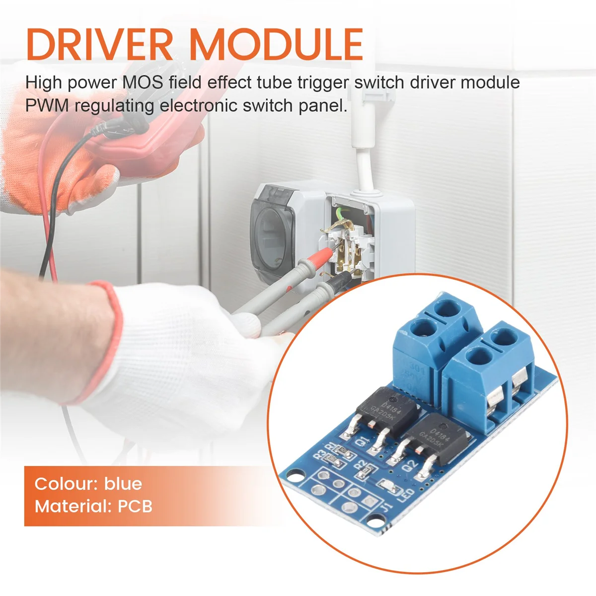 ABZV-10PCS DC 5 V-36 V 15A (Max 30A) MOSFET MOS FET Trigger Switch Driver Module 0-20 KHz PWM Regulator Bedieningspaneel