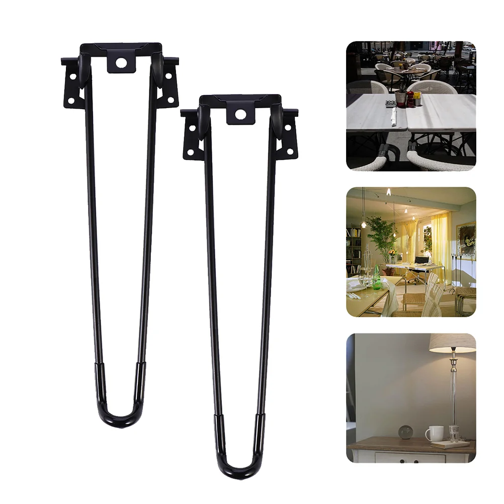 4 Pcs Steel Pin Legs Foldingmetal Base Table Iron Feet Furniture Replacement Bed Tables