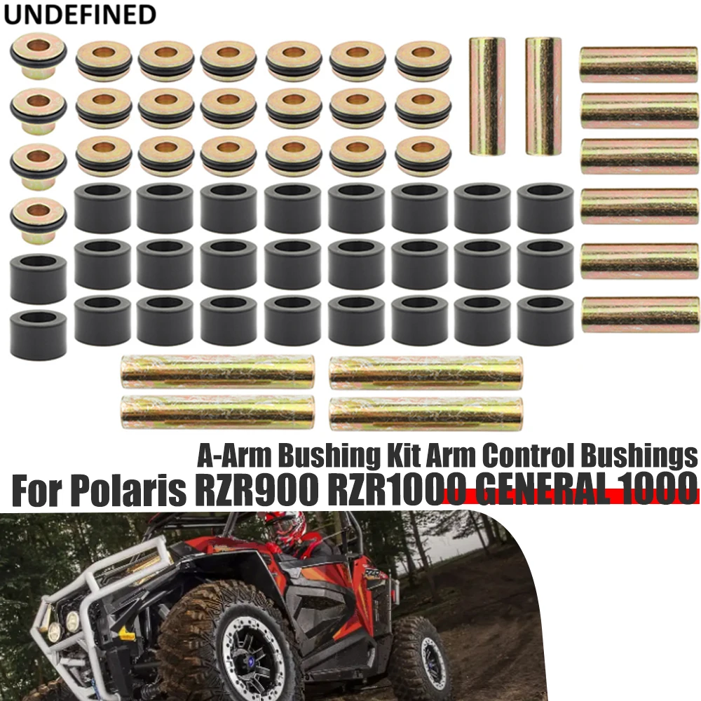 Front Rear A-Arm Bushing Kit Arm Control Bushings For Polaris RZR900 RZR1000 GE GENERAL 1000 4P/PS/EPS/DLX/PREM  4 900 2017-2020