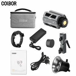 COLBOR CL100X COB Led Light Video Lamp Photo Photography lighting For Youtube Streaming Digital Camera CL100X,CL100XM 2700K-6500