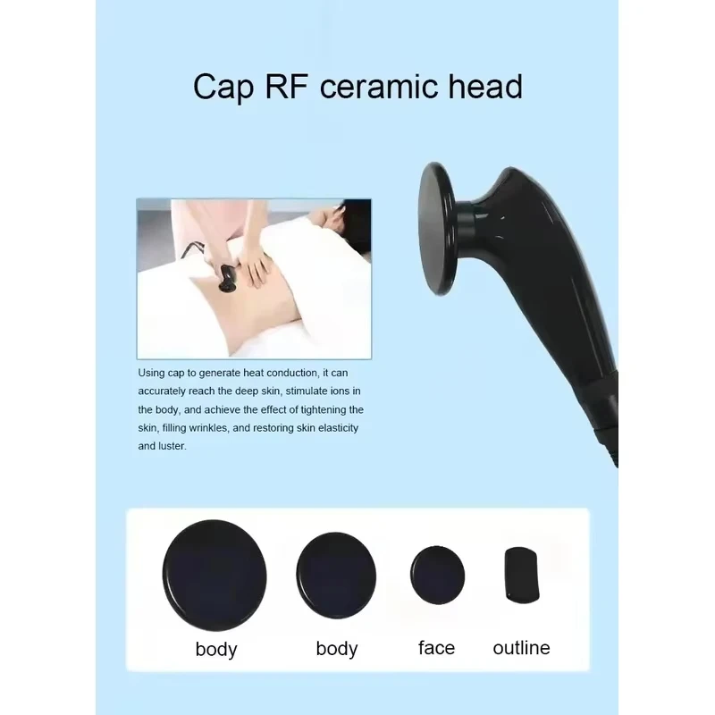 448Khz CET RET Tecar Physical Therapy Machine Portable Rf Monopolar Probe Head High Radio Frequency Diatermia Pro Loss Weight...