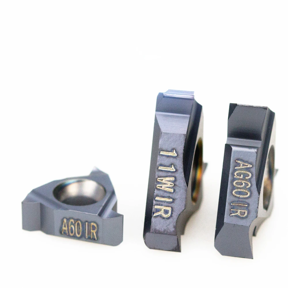 16ER AG60 AG55 16IR 16ER 1.0/1.25/1.5/1.75/2.0/2.5/3.0ISO  Carbide Inserts Threading Blade CNC Thread Plate Lathe Turning Tool