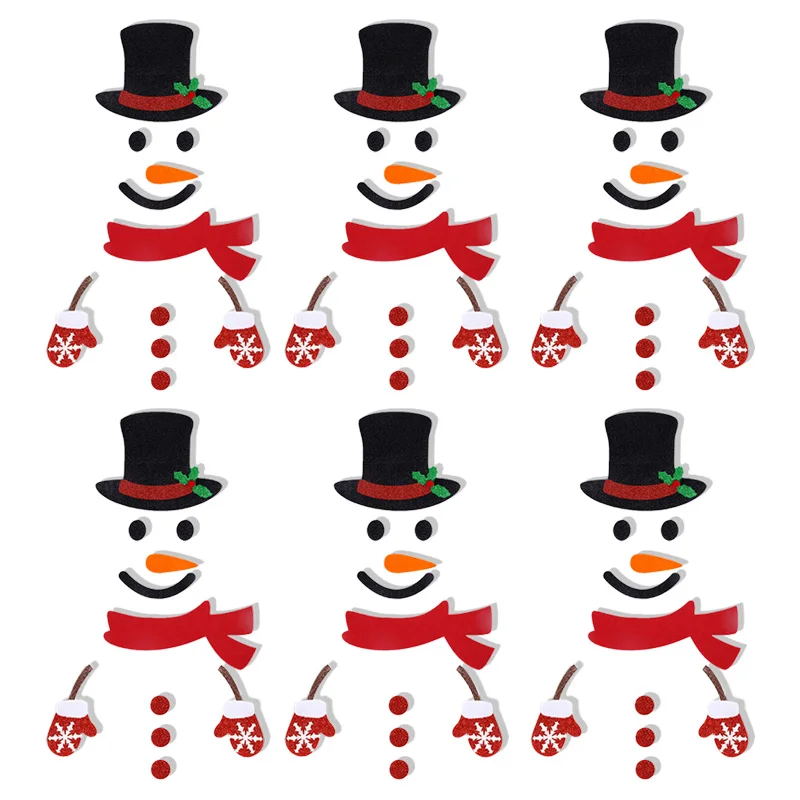 

Christmas Decorations, Felt Cloth, Cartoon Door Stickers, Shop Window Decorations, Christmas Reindeer Door Stickers