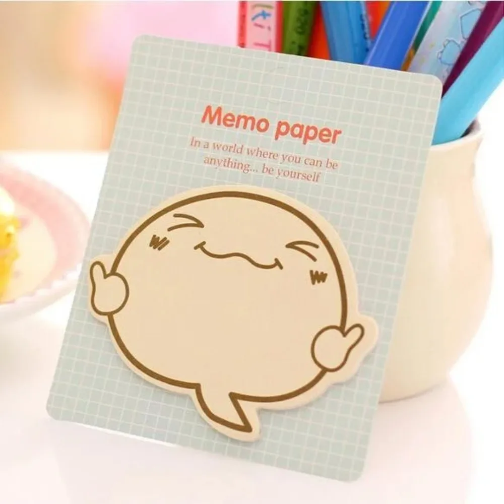 Paper Thickness Cartoon Cute Onion Smilies Sticky Paper Strong Viscosity Sticky Notes Not Easily Damaged Notes Notepad Student