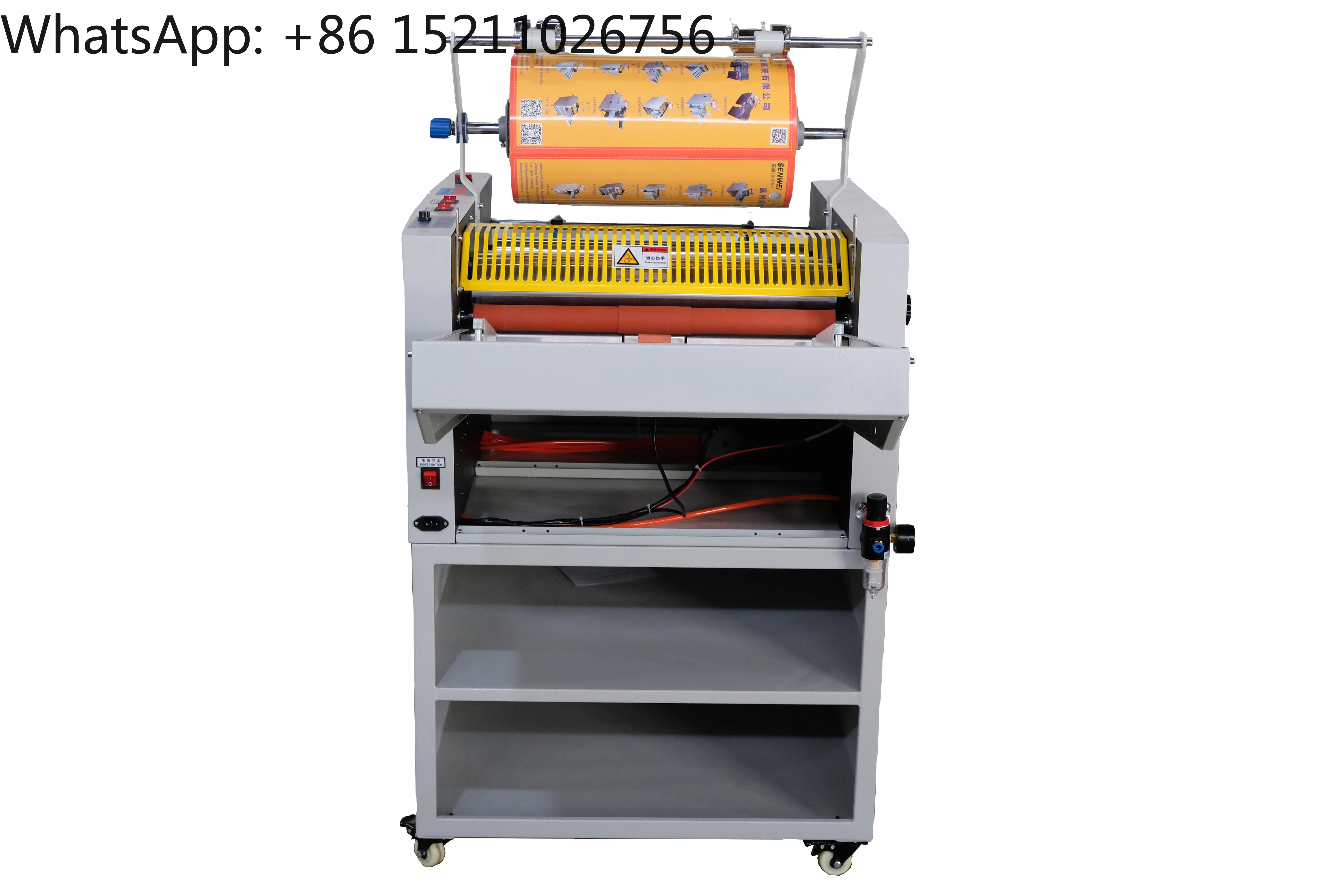 SMFM520E 490mm Hot roll oil heating fast speed automatic laminate machine auto feed and auto cut can bronzing laminating machine