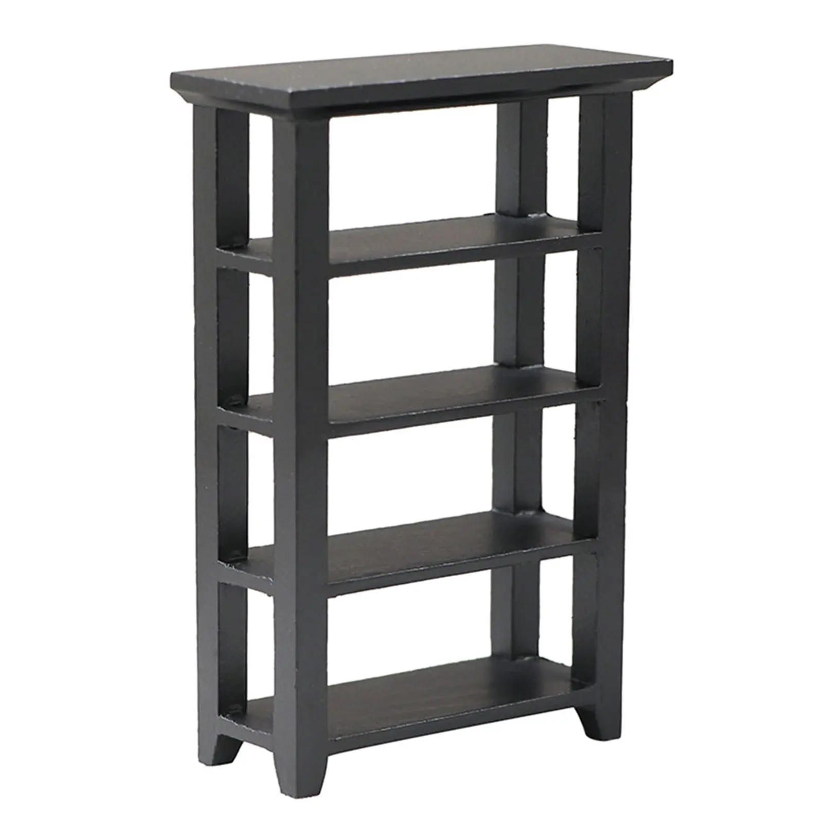 

Wooden Mini Bookcase Simulation Shelf for Mini House Furniture Decor Colorful Scene Enhancement Realistic Interior Detailing