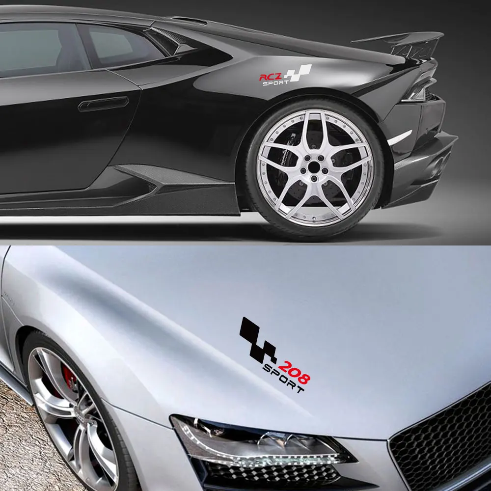 

Car Window Stickers PVC Decals Exterior Accessories For Peugeot 308 307 RCZ Rifter 208 206 207 407 3008 108