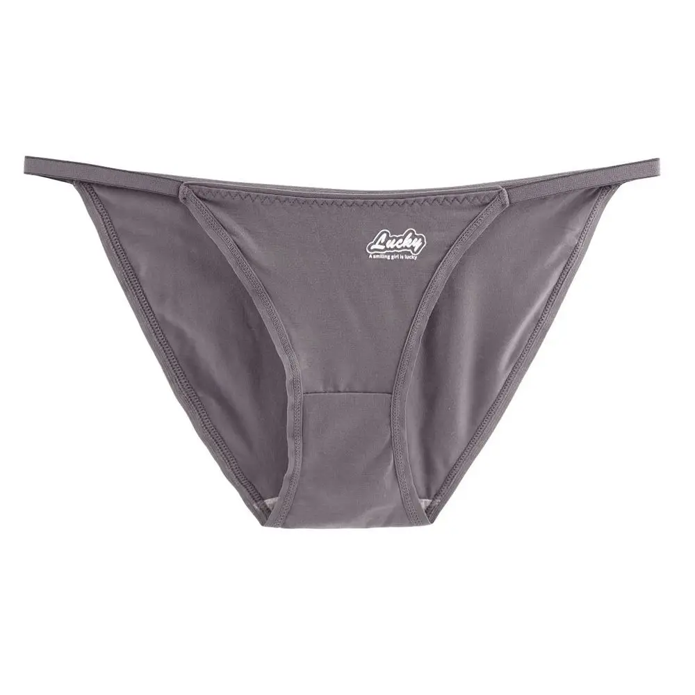 

Seamless G-String Letter Lucky Thin Belt Lingeries For Girls Korean Underwear Briefs Women Panties Thongs