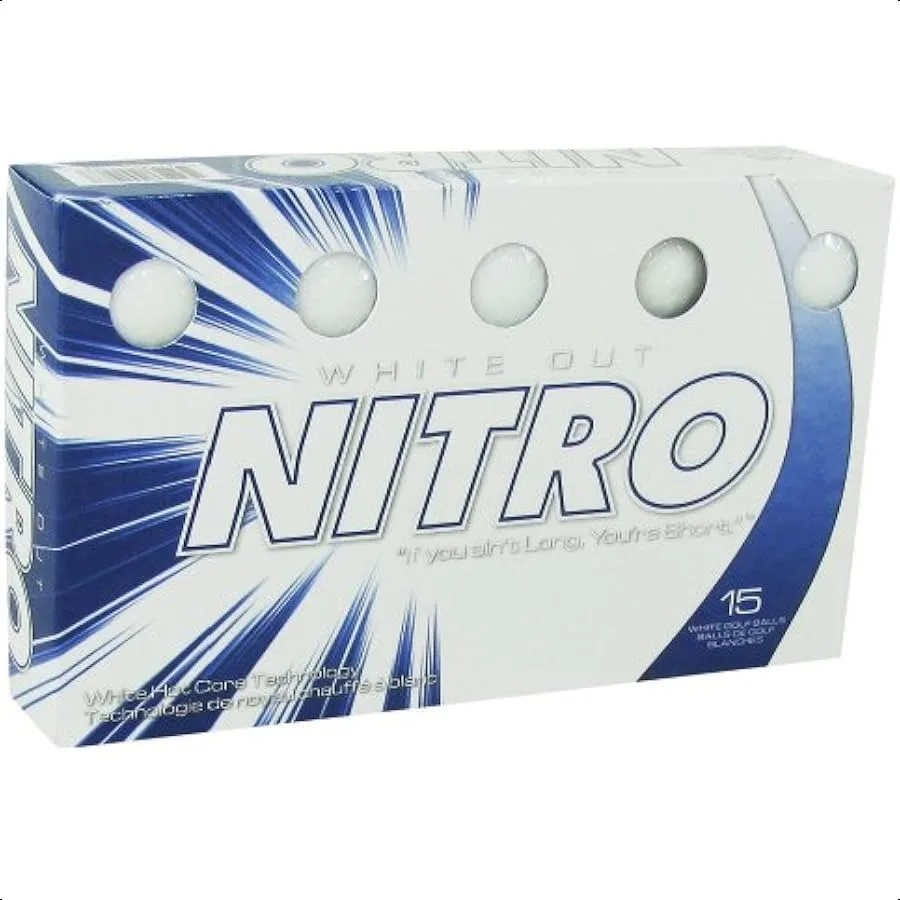 

Nitro White Out Ball 15Pack White