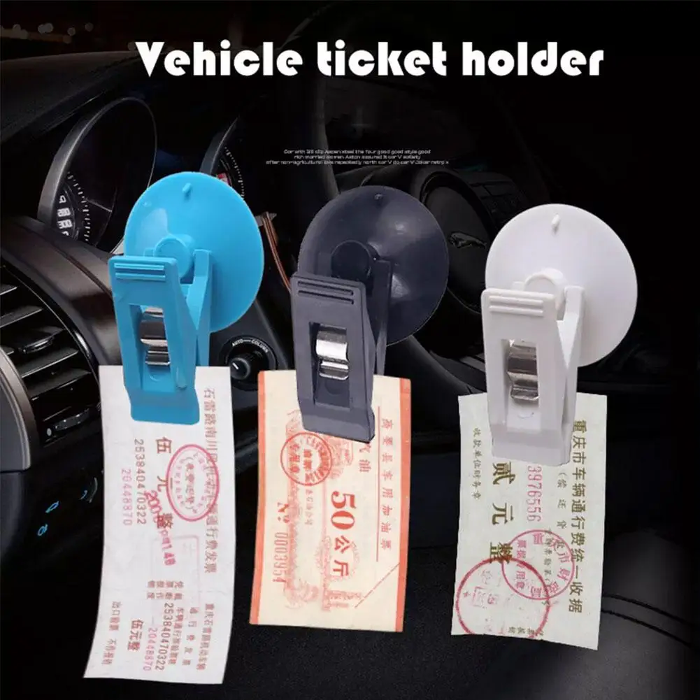 2/4/8Pcs Sucker Clips Hook Car Window Interior Glasses Card Holder Multifunctional Clip Cards Suction Cap Clips For Sunshade