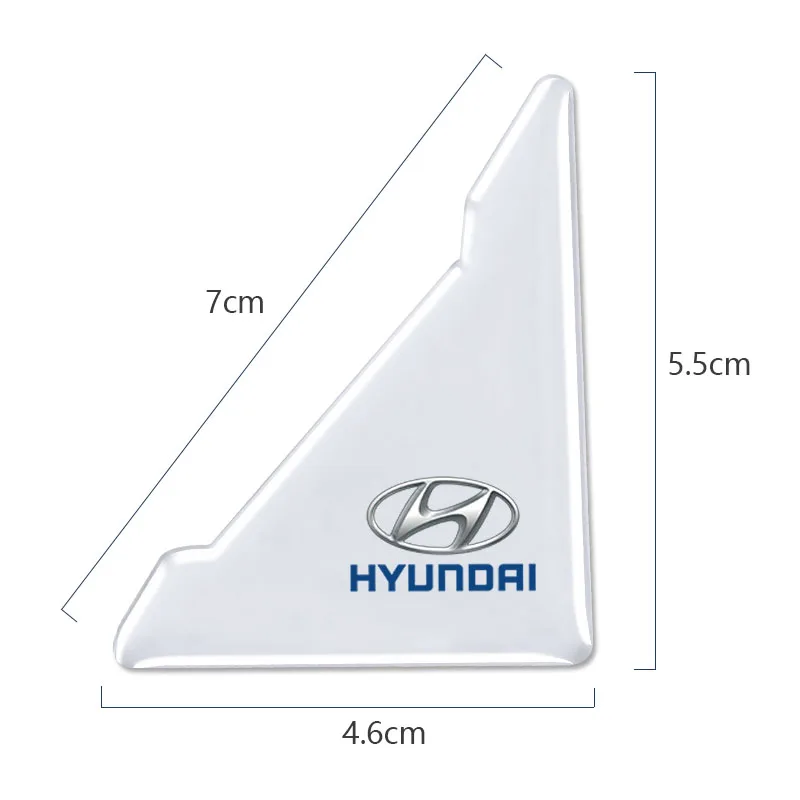 4 قطعة باب السيارة سيليكون عازلة ملصق المضادة للتصادم خدش لشركة هيونداي جينيسيس N-LINE I10 I20 I30 I40 IX20 IX35 كونا جيتز #2