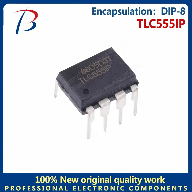 10 szt. TLC555IP w układzie timera z oscylatorem zegarowym