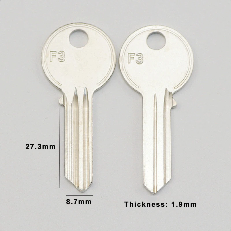 10 pz/lotto F3 per GULI key blanks per serrature per porte di casa blank key blanks