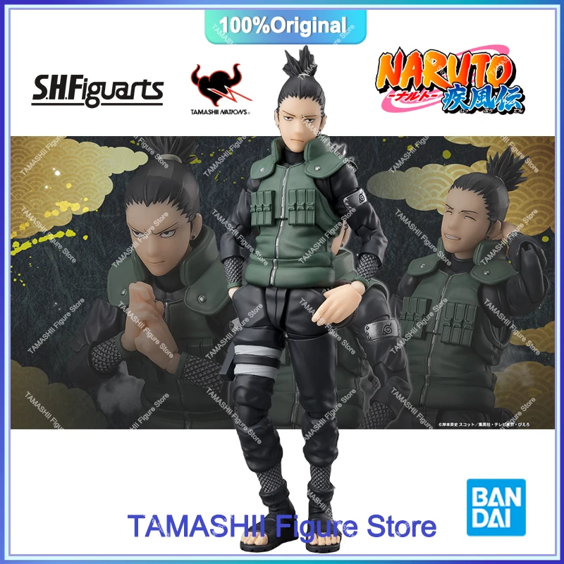 الأصلي بانداي S.H.Figuarts SHF Shikamaru نارا بريليانت ستراتيجيست ناروتو شيبودن شخصيات الحركة البلاستيكية نموذج جمع اللعب