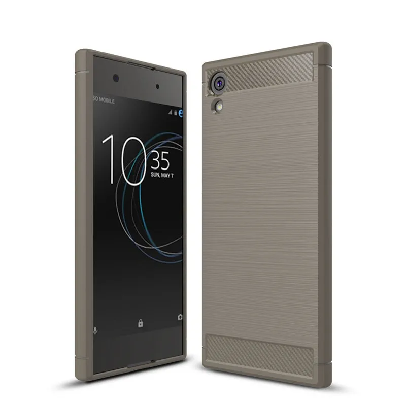 For Sony Xperia XA1 Ultra Case Carbon Fiber Silicone TPU Skin Phone Case for Sony Xperia XA1 ultra Soft Back Cover