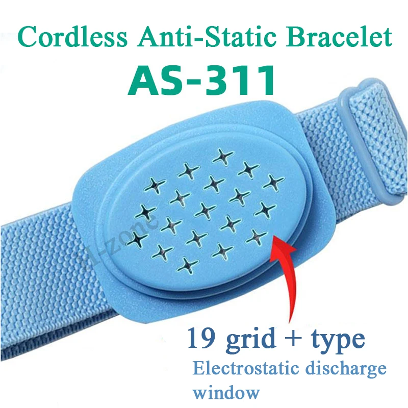 Pro'sKit Anti-Static Bracelet Corded Wireless Wristband Ring AS-311 Protective Body Removal Static Eliminator Factory