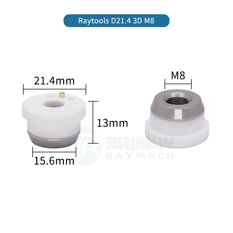 ألياف الليزر السيراميك D32M14 Raytools رئيس BS12K الأجزاء الاستهلاكية WSX BodorFiber قطع رئيس قطع الغيار D28 3D M8 حامل السيراميك