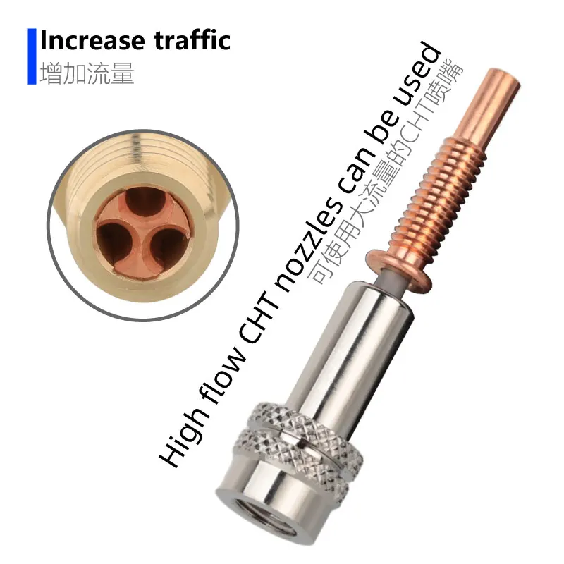 MELLOW Heatbreak RTV6 Bimetal presisi tinggi untuk 1.75mm Revo Hotend Heat Break Voron E3D V6 Prusa MK2 MK3
