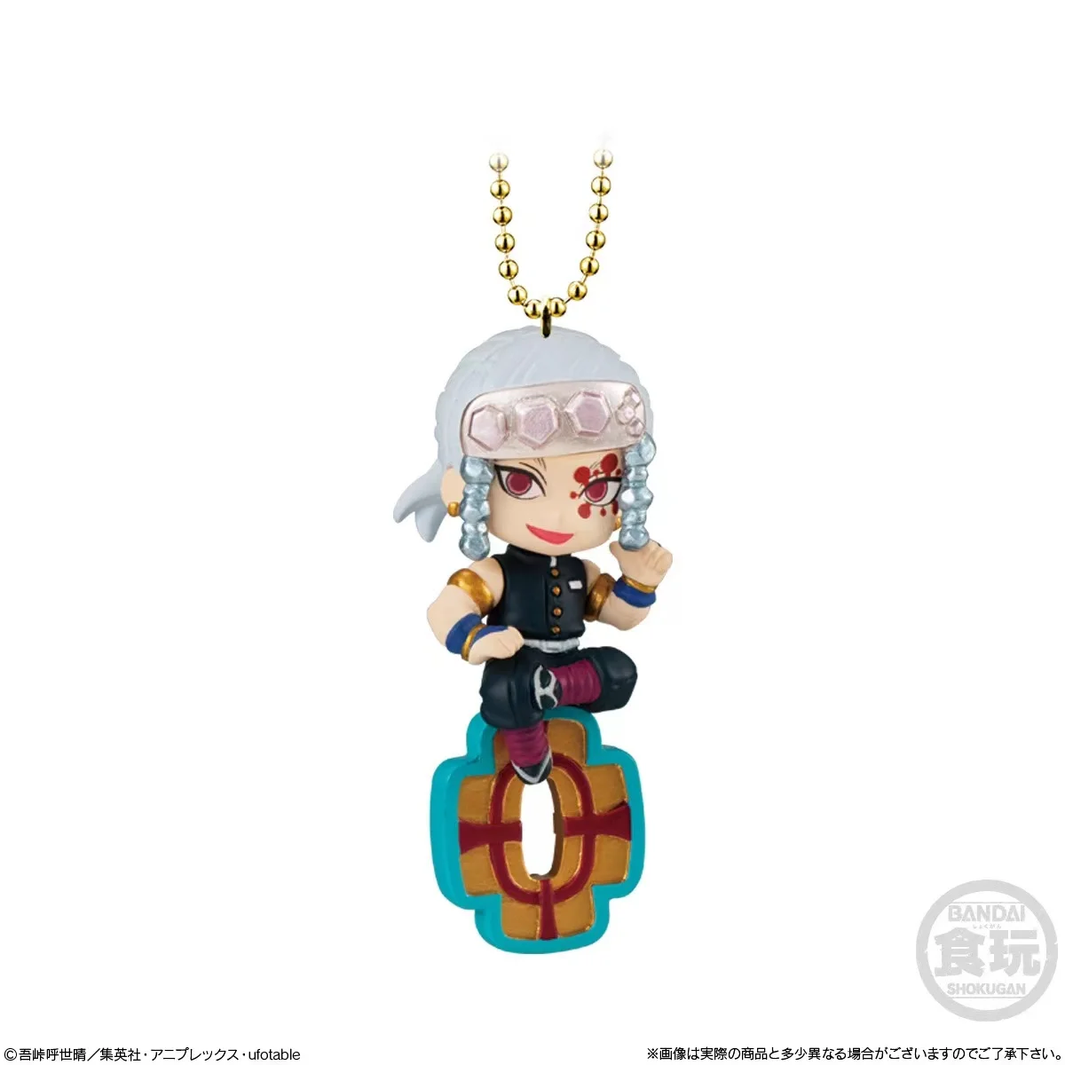 Bandai Genuine Scale Model Doll Pendant Demon Slayer Kamado Tanjirou Nezuko Tokitou Muichirou Action Figure Toys