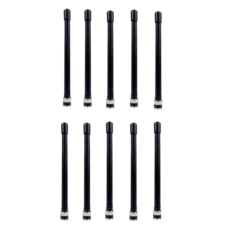 

Lot 10pcs VHF 136-174mhz BNC Plug Rubber Antenna for ICOM IC V8 V80 V80E V82 V85 V85E VX200 VX500 for KENWOOD TK208 Radio