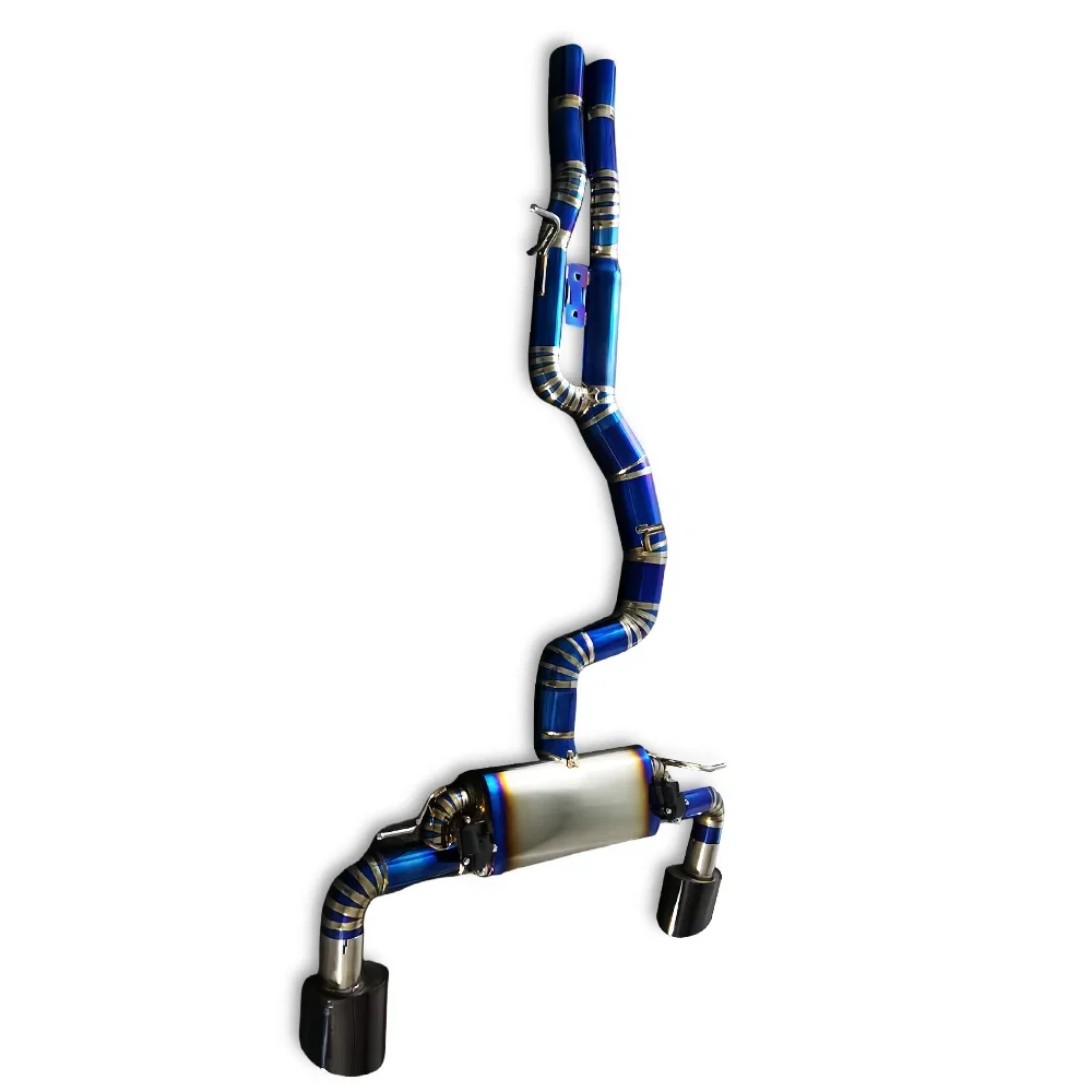 High-performance Titanium Alloy Exhaust for  RS3 2.5T 2017-2023 with a Valve Sport Exhaust System Cat-back Muffler