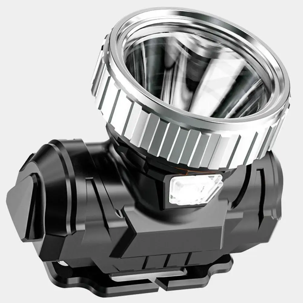 Mini Led Headlamp 4 Level Portable Rechargeable Head-mounted Flashlight Torch For Outdoor Adventure Camping Fishing
