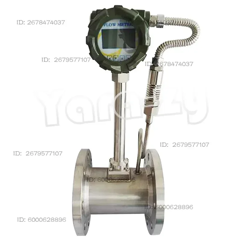 Vapor Compressed Air LUGB Vortex Flowmeter Natural Gas Gas Nitrogen Gas Sewage Flowmeter