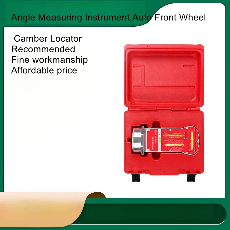 Automobile front wheel tilt angle positioning tester automobile steering tilt angle tester automobile repair tools