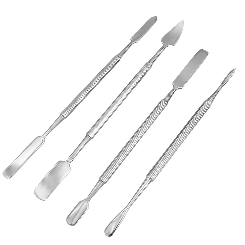 4pcs/set Stainless Steel Dental Tools Periosteal Elevator Carver Filler Spatula Reusable Dentistry Lab Restoration Tool Kit