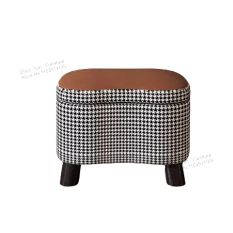 Living Room Fabric Art Storage Stool Sofa Leg Supporter Home Furniture Originality Doorway Storage Stool Tabouret De Stockage image 6