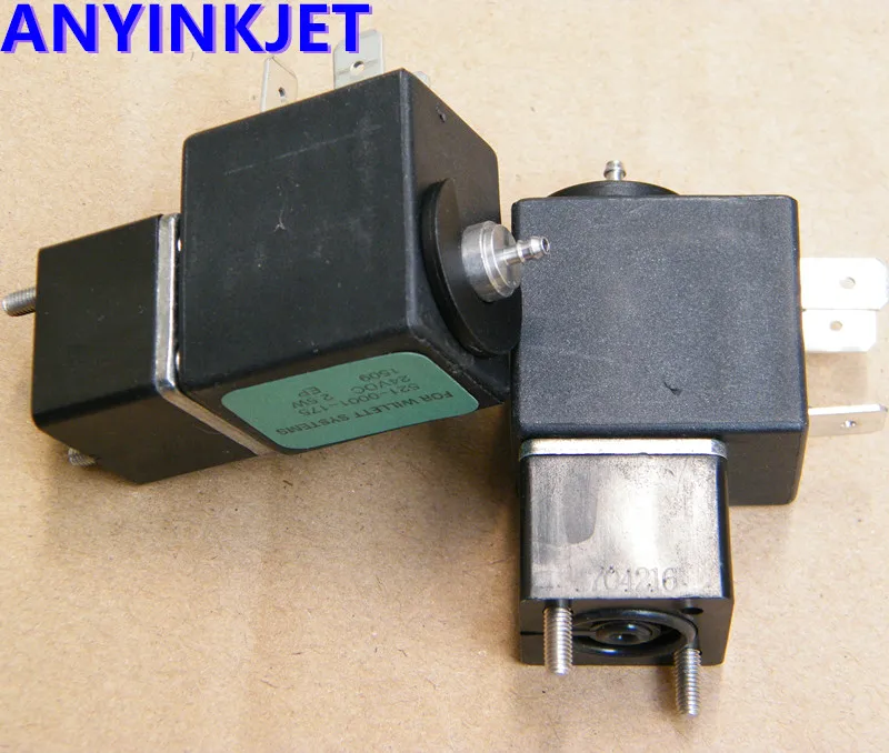 لصمام الملف اللولبي Willett 43S 3 طريقة 521-0001-174 للطابعة النافثة للحبر Videojet 43S 46P willett 430 460 407 405