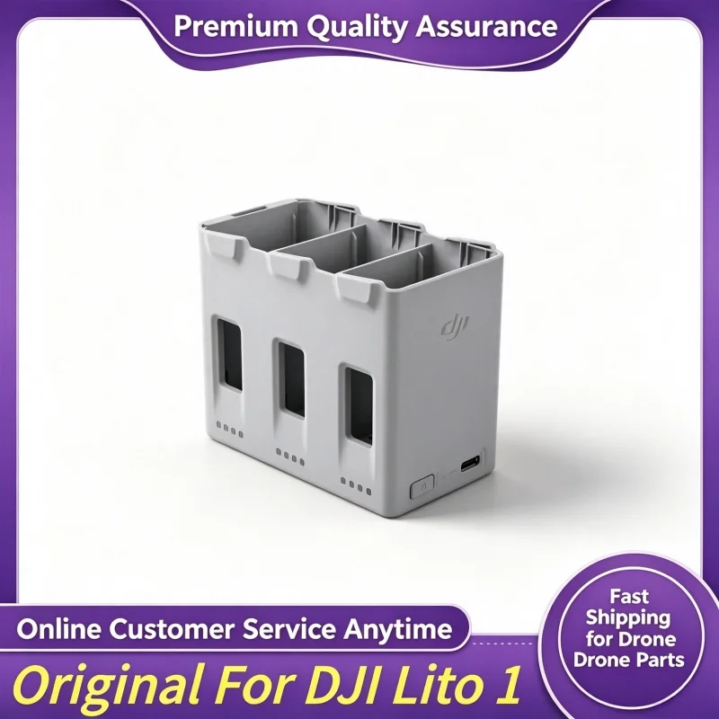 Original For DJI Lito 1 Charging Hub 3-Battery Intelligent Charger Station Power Accumulation Drone Accessories for DJI Lito 1