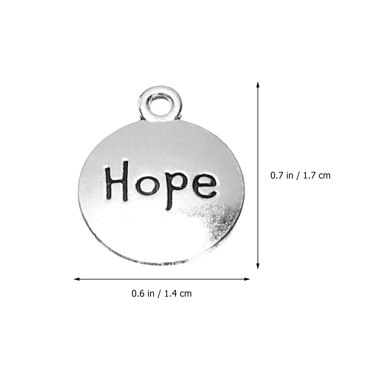 

100pcs Letter Pendant Charm Alloy Metal Fashion Jewelry DIY Accessories Necklace Bracelet Keychain Anklet Decorative Charms Set