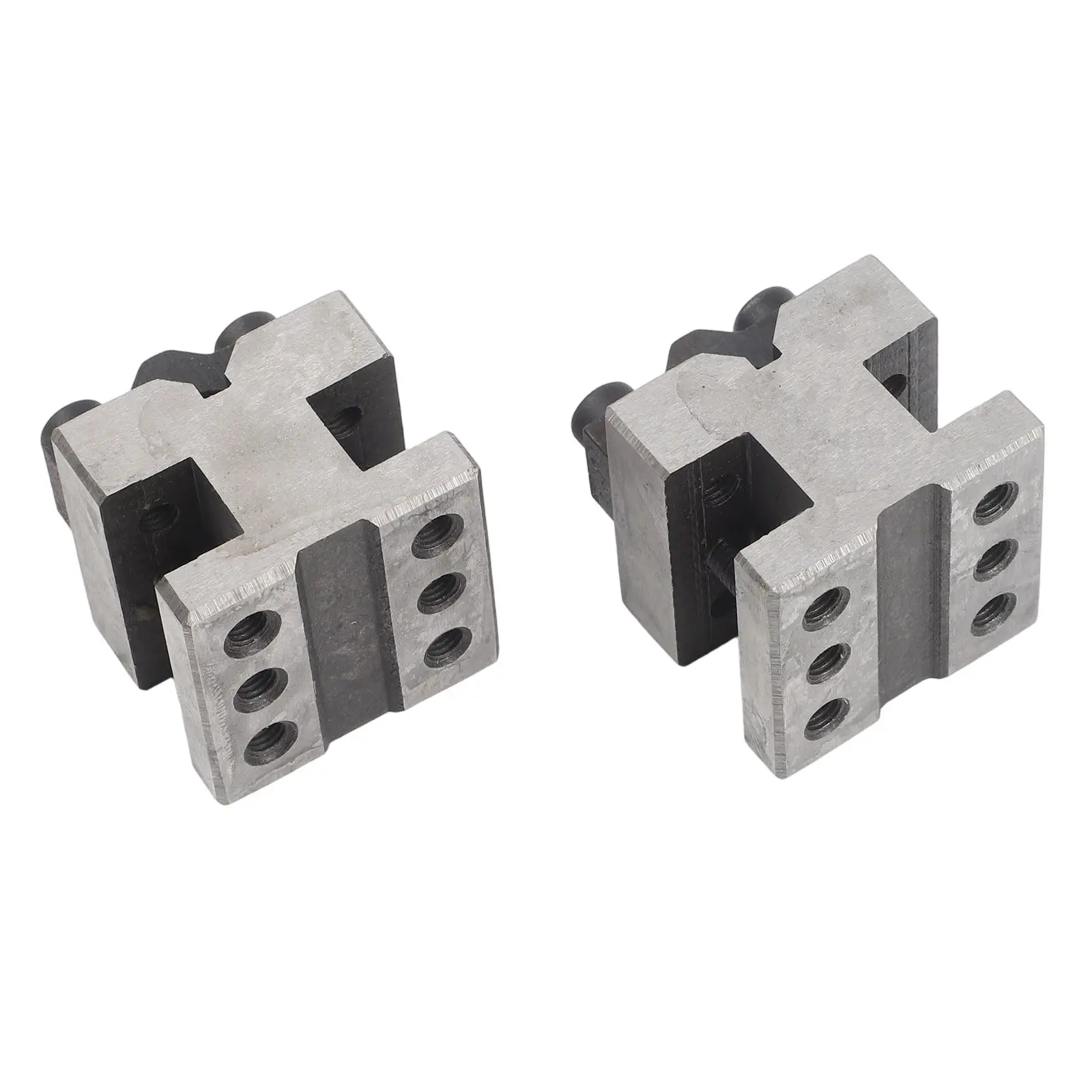 

Useful HighQuality Practical V-shaped Block Clamp 35x35x30mm Pairs Set Tool V-block With Clamp 2pcs Hardened Steel