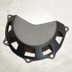 Motorcycle Carbon Fiber (Air Cooled 4V Engine) Vented Dry Clutch Cover for DUCATI