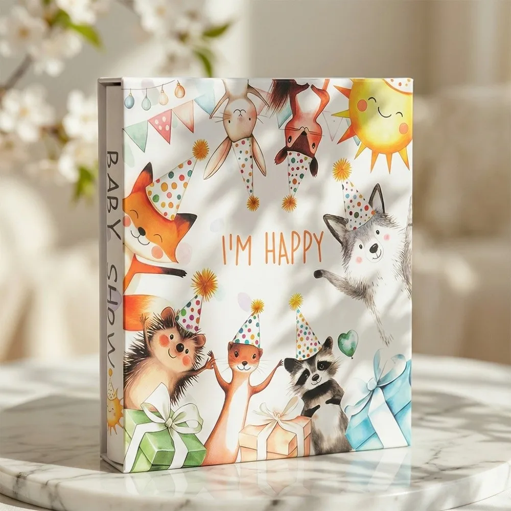 New 6 Inch 200 Pockets Photo Album Large Capacity Insert Pocket Slip-in Picture Albums Laminated Photo Storage Family Memory