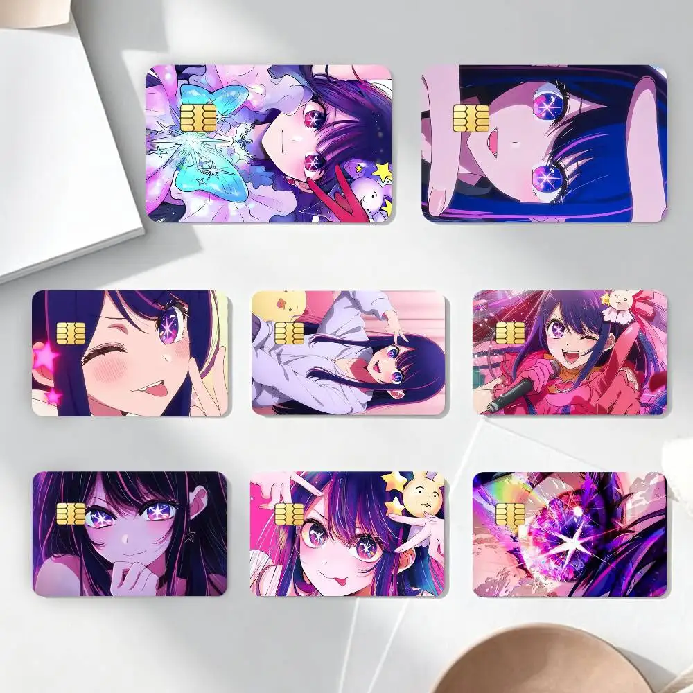 

Ai H-Hoshino O-Oshi No Ko Anime Sticker Decoration Creative Bank Card Bus Metro Waterproof Sticker