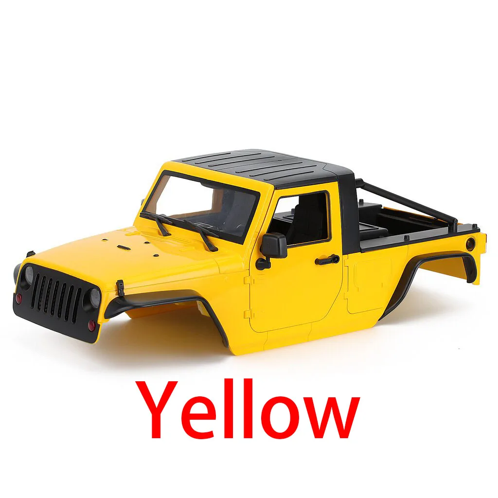 313 Wheelbase Convertible Car Shell Jeep Wrangler Modified Hard Shell 1/10 RC Climbing Car SCX10 90046