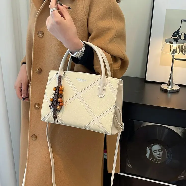 

Женская классическая сумка большой вместимости — элегантная модная сумка через плечо с ручкой сверху и роскошной атмосферой