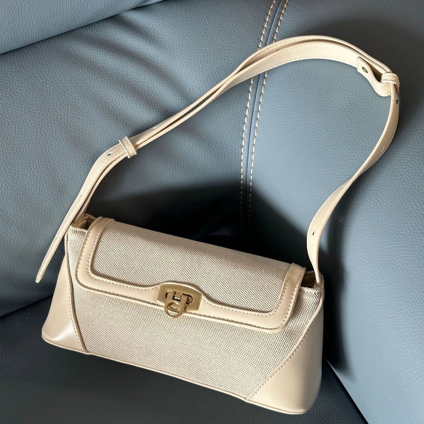 

Сумка подмышки, французская нишевая сумка, новая повседневная универсальная сумка через плечо контрастного цвета в стиле ретро на одно плечо