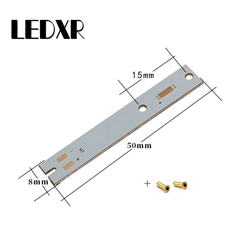 10pcsLED1860 H1/H3/H4/H7 copper substrate PCB car headlight circuit light board, support customization.