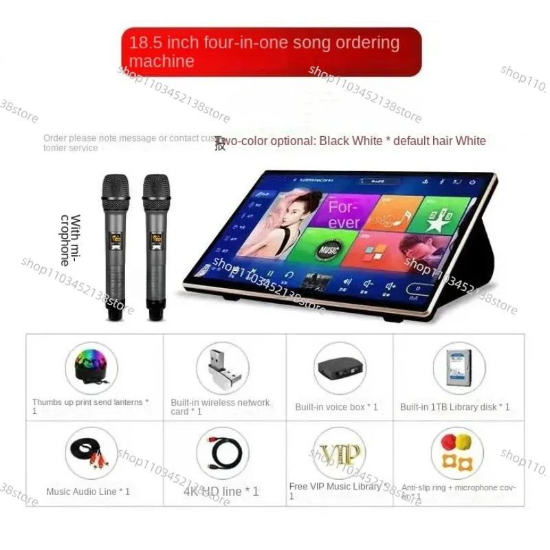 16 Languages InAndon, New KTV Sound Package, Complete Set of Home Karaoke Screen All-In-One Song Ordering